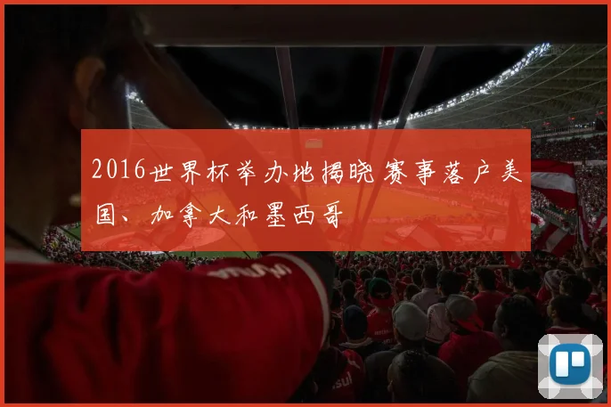 2016世界杯举办地揭晓 赛事落户美国、加拿大和墨西哥