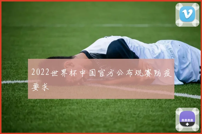 2022世界杯中国官方公布观赛防疫要求