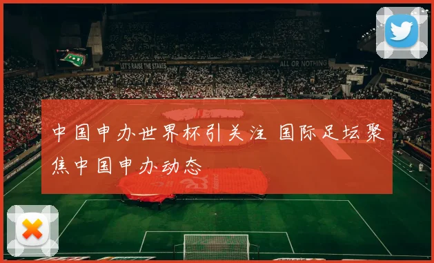 中国申办世界杯引关注 国际足坛聚焦中国申办动态